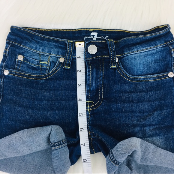7 For All Mankind Denim Jean Shorts Size 10 - Picture 6 of 7